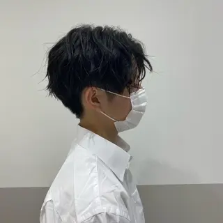 ショート パーマ メンズ 🌱メンズパーマ🌱 篠崎 はやとのヘアスタイル