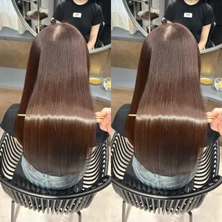 ロング 新宿No.1艶髪矯正 美艶カラー/FUKAのヘアスタイル