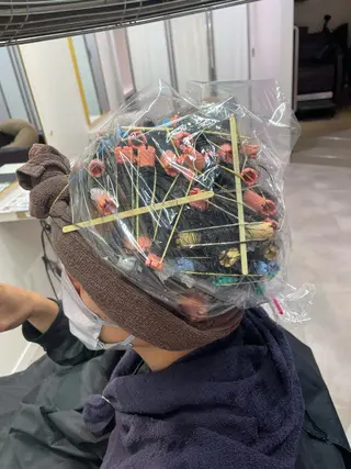 ショート パーマ 松永 梨央のヘアスタイル