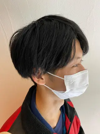 ミディアム メンズ 柳澤 和也のヘアスタイル
