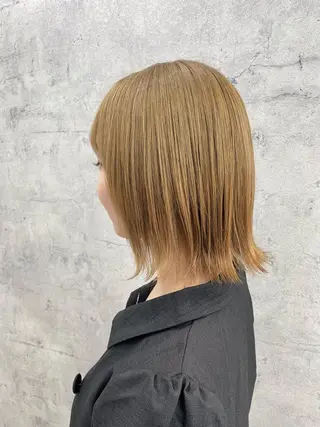 ミディアム カラー ツヤ髪🌿‬髪質改善 🧸RYUGOのヘアスタイル