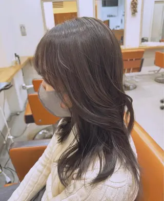 セミロング カラー ALBUM 新宿店所属・ALBUM \ＭＡＹＡのヘアスタイル