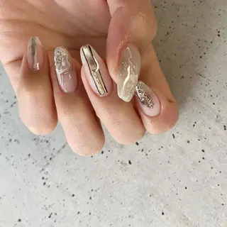 ネイル Ray. ／綺麗目ニュアンスのネイルデザイン