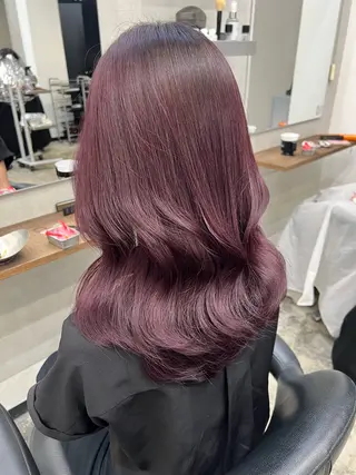 ロング カラー 似合わせ特化 ハイトーン/増田芳樹のヘアスタイル