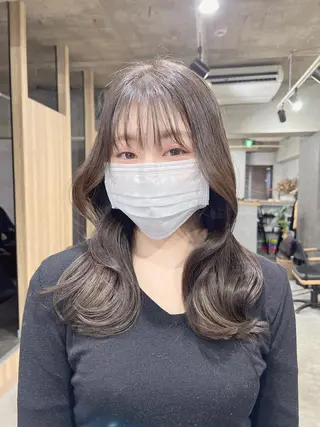 ロング カラー 韓国レイヤー/ 顔周り💕田中将吾のヘアスタイル