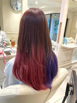 ロング カラー 1月特別価格⚡️ 🌈岩田怜子🌈のヘアスタイル