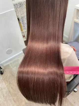 ロング カラー 韓国ヘア🤍髪質改善 🇰🇷AKANEのヘアスタイル