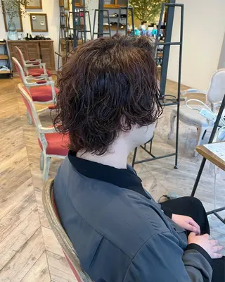 パーマ メンズ ETERNAL所属・透明感カラー🌛 reikaのヘアスタイル