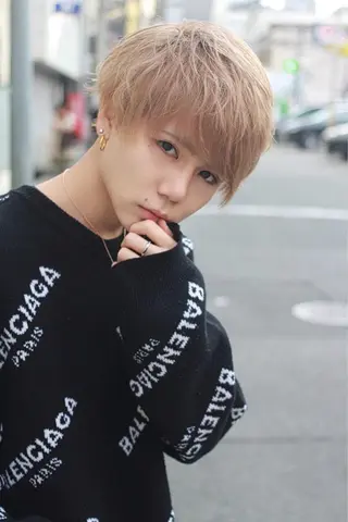 カラー メンズ メンズ専門 スタイリスト前田雄輝のヘアスタイル