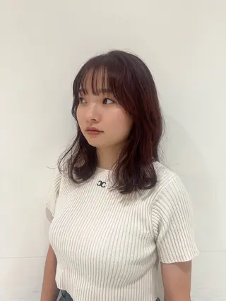 ミディアム カラー メンズ メンズカット/縮毛 yutsuki ☻のヘアスタイル