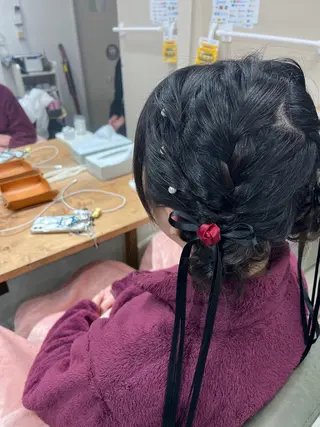 ミディアム ヘアアレンジ 山室 敬義のヘアスタイル