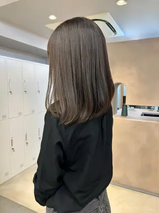 ミディアム カラー miyu /yucca大阪京橋のヘアスタイル