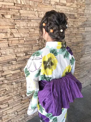 ミディアム カラー ヘアアレンジ #3/M所属・【サンバイエム】 公式のエステ・リラクイメージ