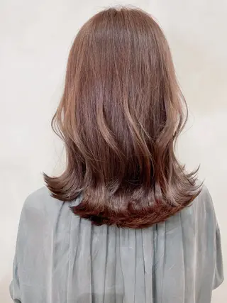 ミディアム ブリーチ/ ダブルカラー/RYOのヘアスタイル