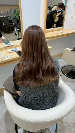 ロング カラー ブリーチなし艶カラー /いくののヘアスタイル