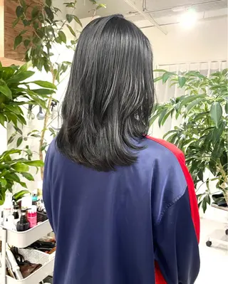 セミロング カラー パーマ率No.1 ／𝑻𝑨𝑲𝑼のヘアスタイル