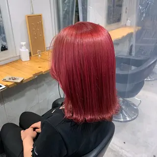 ミディアム カラー 🦋ハイトーンボブ ショート🦋トシキのヘアスタイル