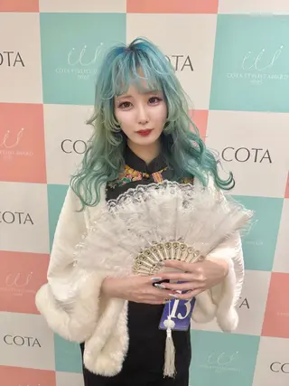 ミディアム カラー 仙台駅前徒歩3分💐 社長💐完全個室店のヘアスタイル