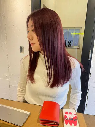 ロング カラー hisano / ハイトーン・透明感のヘアスタイル