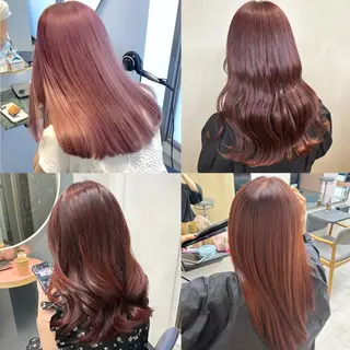 ロング カラー 韓国girly hikariのヘアスタイル