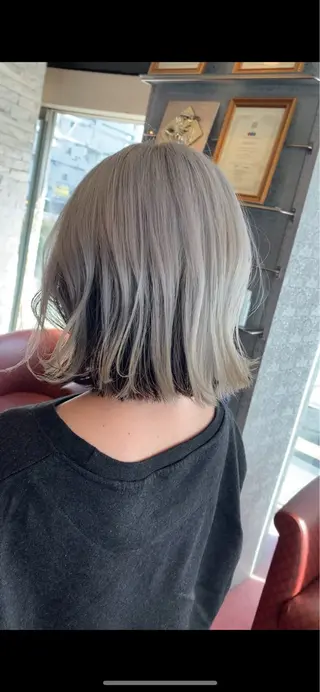 ミディアム カラー 松山 大輝のヘアスタイル