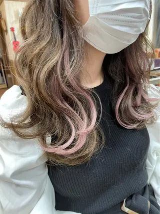 ミディアム エクステ×ハイトーン 🌈KEISUKEのヘアスタイル