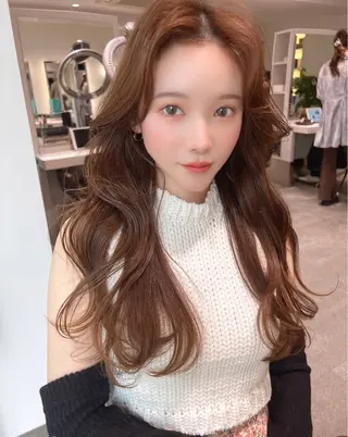 ロング 高橋 かのんのヘアスタイル