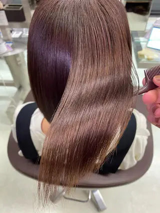 ミディアム カラー クロスパーマ🥇韓国 ヘア🇰🇷濵田航希のヘアスタイル