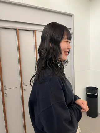 セミロング パーマ LOREN AO所属・名古屋透明感カラー /LOREN RIOのヘアスタイル