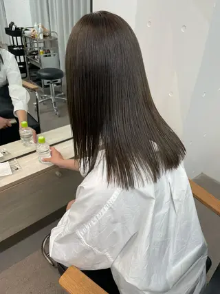 セミロング 原 菜帆のヘアスタイル