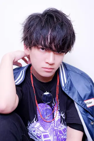 ショート パーマ サトウ レンマのヘアスタイル