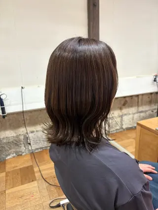 セミロング 《nico》 髙橋秋花🖤🧡のヘアスタイル