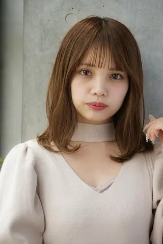 ロング カラー SALOWIN原宿AROA店所属・顔まわり神カット✂︎ 齋藤雄大【表参道】のヘアスタイル