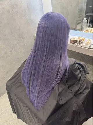 ロング カラー いろあそび 八王子所属・きぃちゃん/八王子 /ハイトーンカラーのヘアスタイル