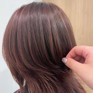 セミロング カラー Fiona by ganesha【フィオナ バイ ガネイシャ】所属・八田 遥のヘアスタイル