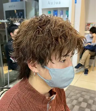 ショート パーマ メンズ 💈メンズパーマ の神様💈よしやのヘアスタイル
