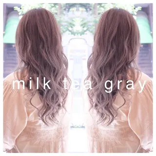 ロング カラー ♡透け感カラー 大賀哲平♡のヘアスタイル