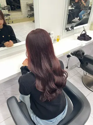 ロング カラー 🎀暖色/ラベンダー /paru🤍のヘアスタイル