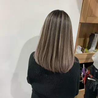 セミロング カラー ヘアアレンジ 指名支持率NO.1 スタイリストのヘアスタイル