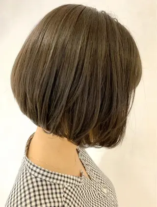 ショート カラー .iyu所属・吉祥寺小顔×ショート 🍋宮本大輔🍋のヘアスタイル