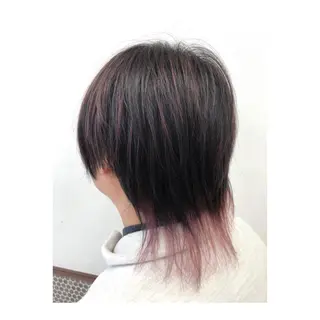 ショート カラー メンズ 白髪ぼかし脱白髪染め 大塚綾のヘアスタイル