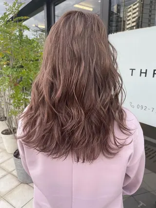 セミロング カラー ダブルカラー /まつ毛パーマ🎀のヘアスタイル