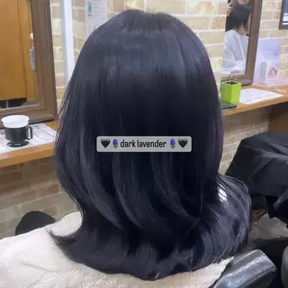 ミディアム カラー 𝐑𝐢𝐤𝐚 ໒꒱♡のヘアスタイル