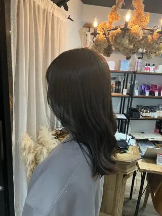 セミロング カラー 髙橋 秀果のヘアスタイル