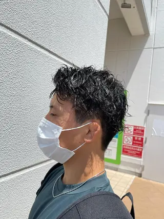 パーマ メンズ 髪質改善専門サロン/ 透明感カラー齊藤謙介のヘアスタイル