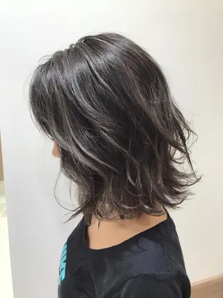 ミディアム 新宿 木下拓哉のヘアスタイル