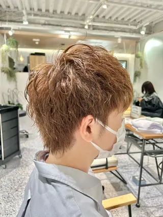 ショート パーマ メンズ アイブロウ 韓国マツエク/まつパ 🎀misaki🎀のマツエク・マツパデザイン