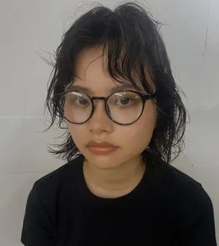 ショート パーマ 山岸 未玖のヘアスタイル