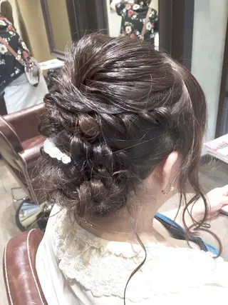 ミディアム ヘアアレンジ Ly   hair（リーヘア）所属・Lyhair🦊🎀 AKIのヘアスタイル