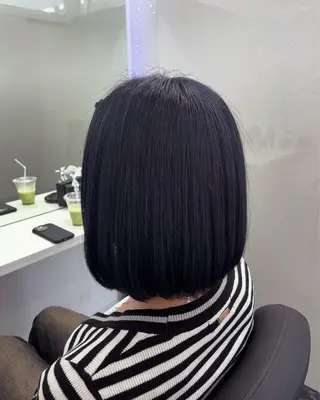 ミディアム カラー Blue所属・韓国ヘア🇰🇷 りさのヘアスタイル